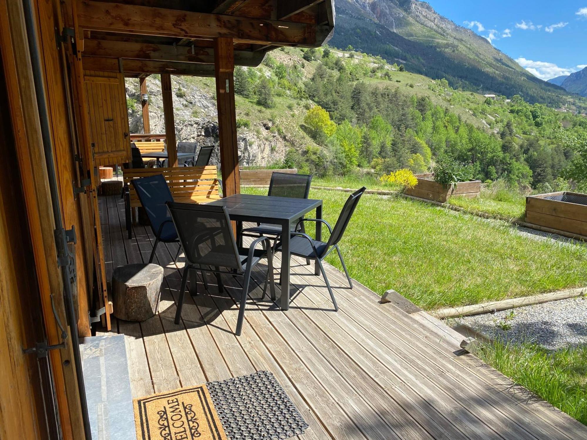 Chalet A Un Endroit Exceptionnel, Alpes, Parc National Des Ecrins Les Vigneaux Exterior foto