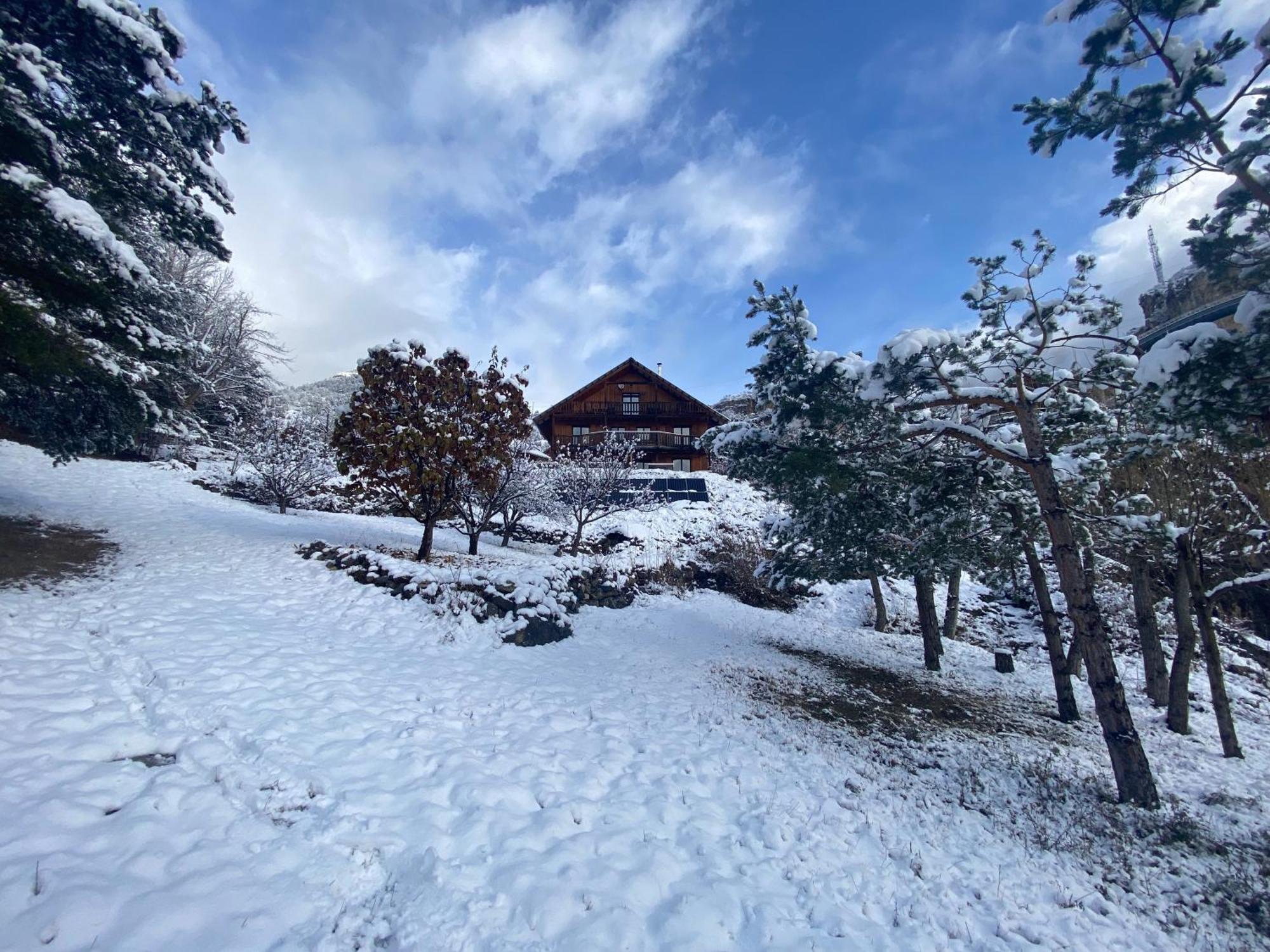 Chalet A Un Endroit Exceptionnel, Alpes, Parc National Des Ecrins Les Vigneaux Exterior foto