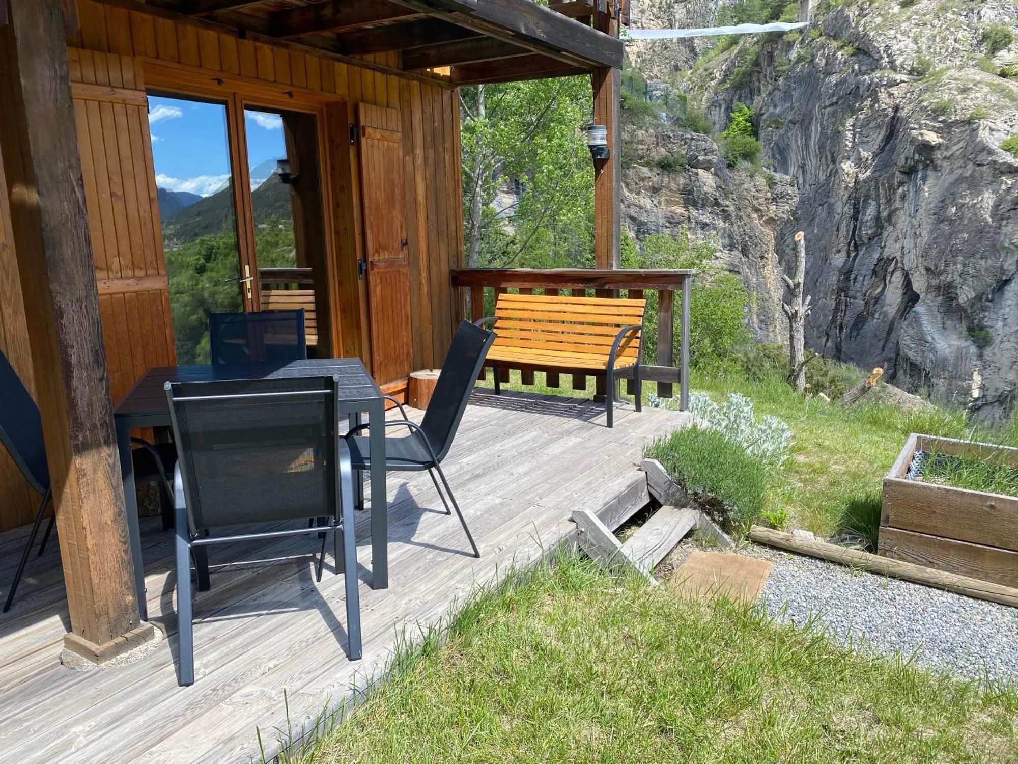 Chalet A Un Endroit Exceptionnel, Alpes, Parc National Des Ecrins Les Vigneaux Exterior foto