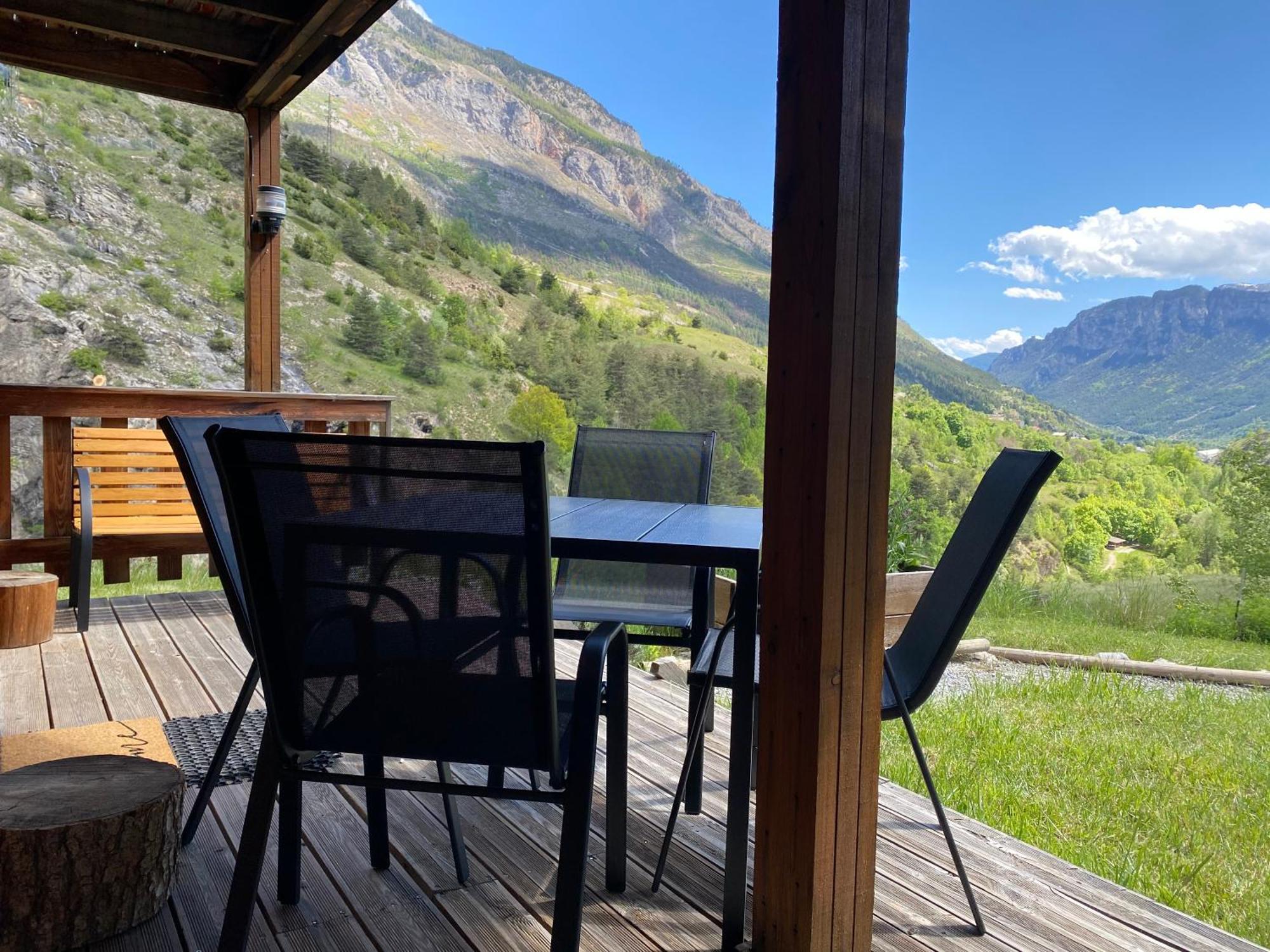 Chalet A Un Endroit Exceptionnel, Alpes, Parc National Des Ecrins Les Vigneaux Exterior foto