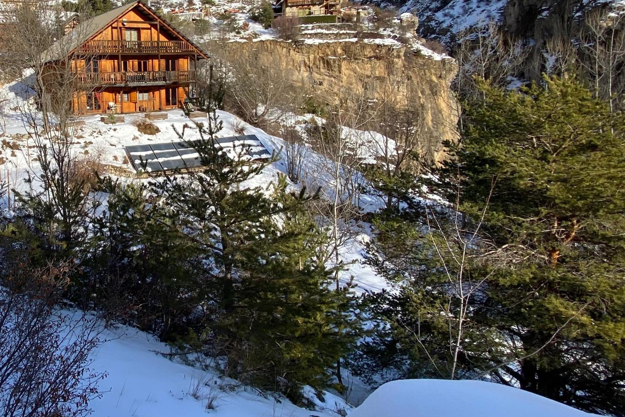 Chalet A Un Endroit Exceptionnel, Alpes, Parc National Des Ecrins Les Vigneaux Exterior foto